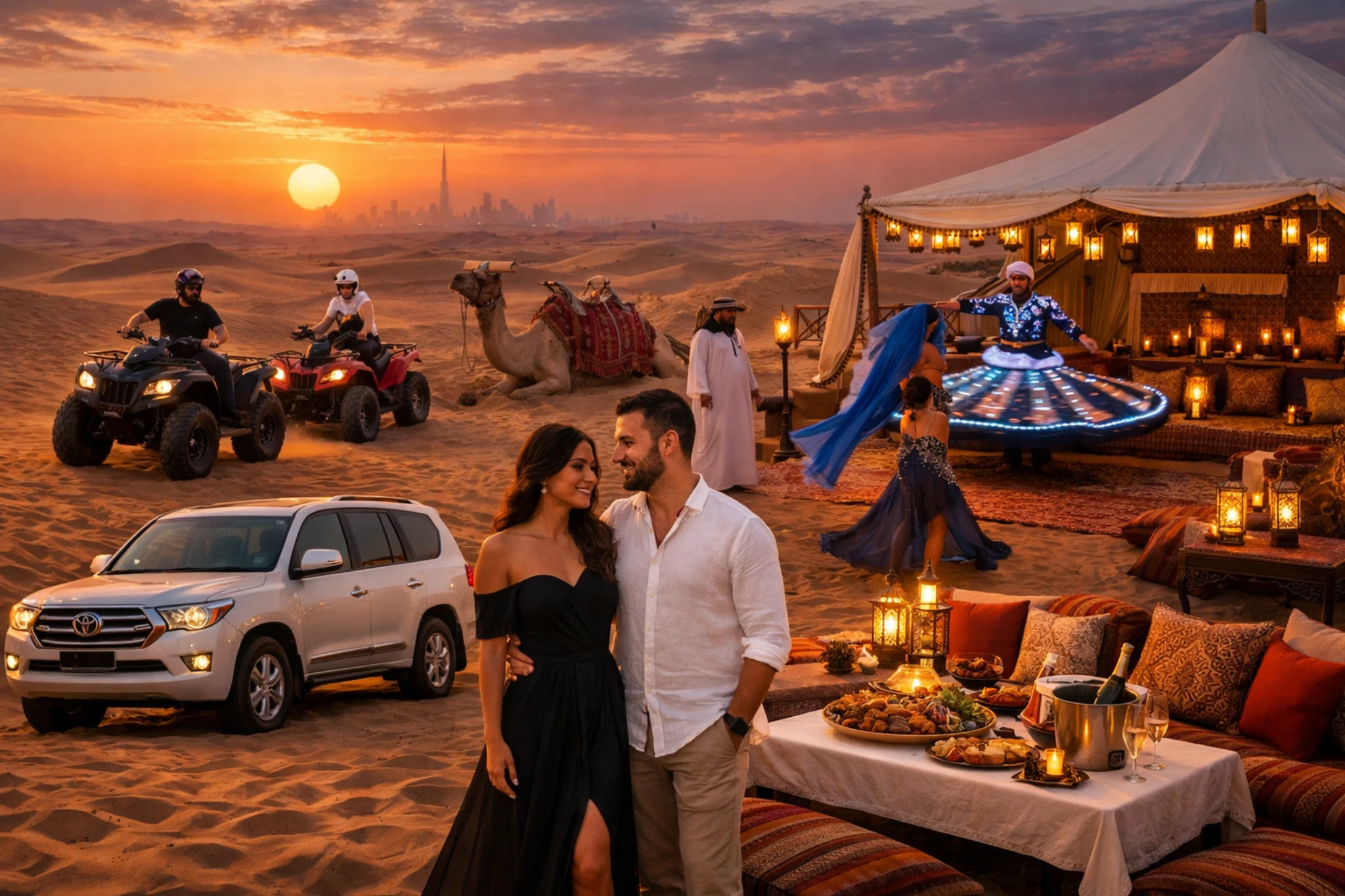 ATV Quad Bike Desert Safari with VIP treatment