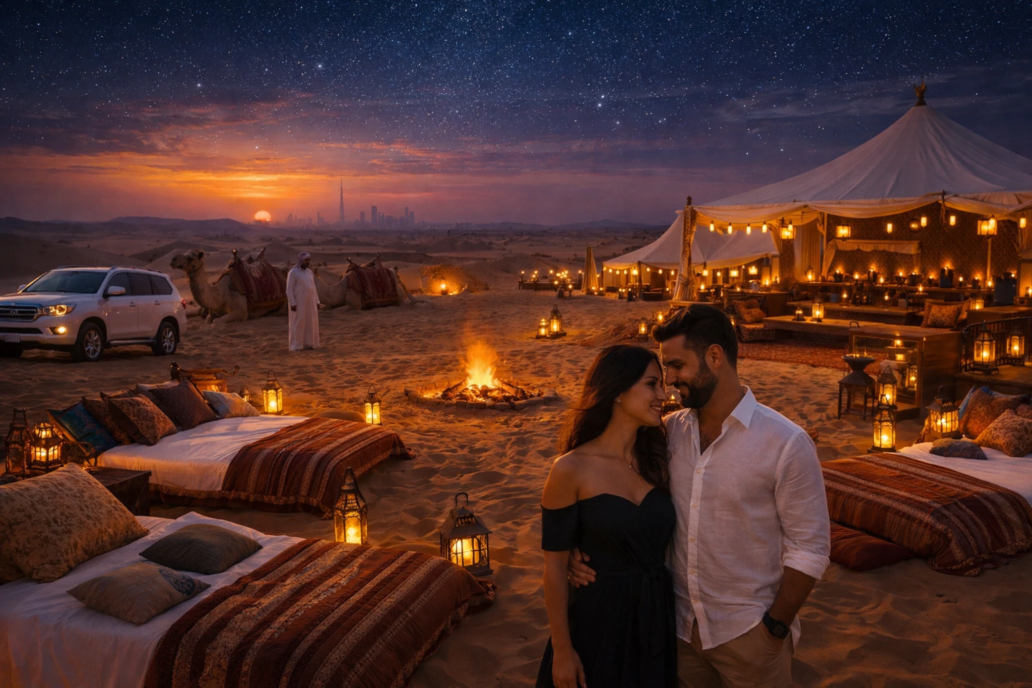 Overnight Desert Safari Dubai - Camp under the stars